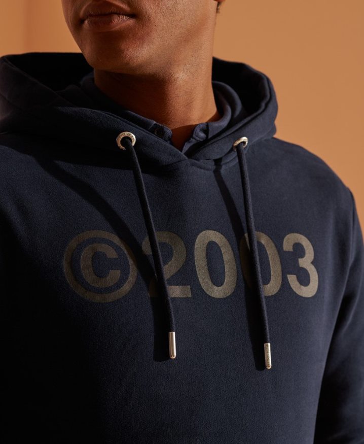 Superdry 2003 Hoodie Navy Men