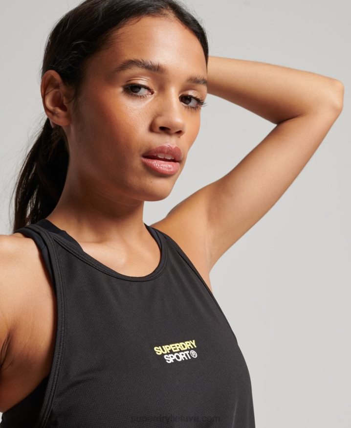 Superdry Active Vest Black Women