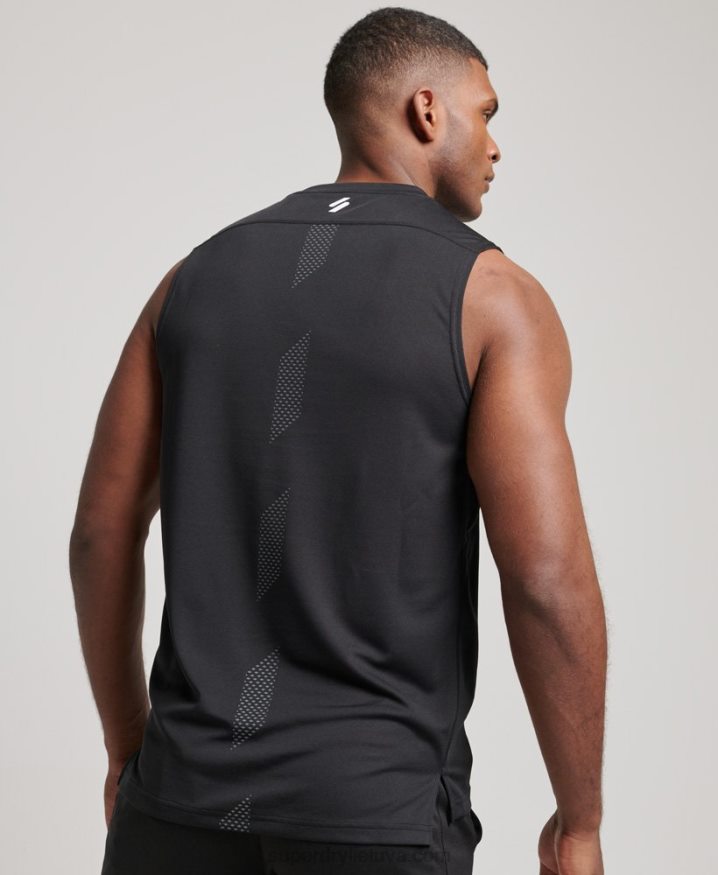 Superdry Active Vest Top Black Men