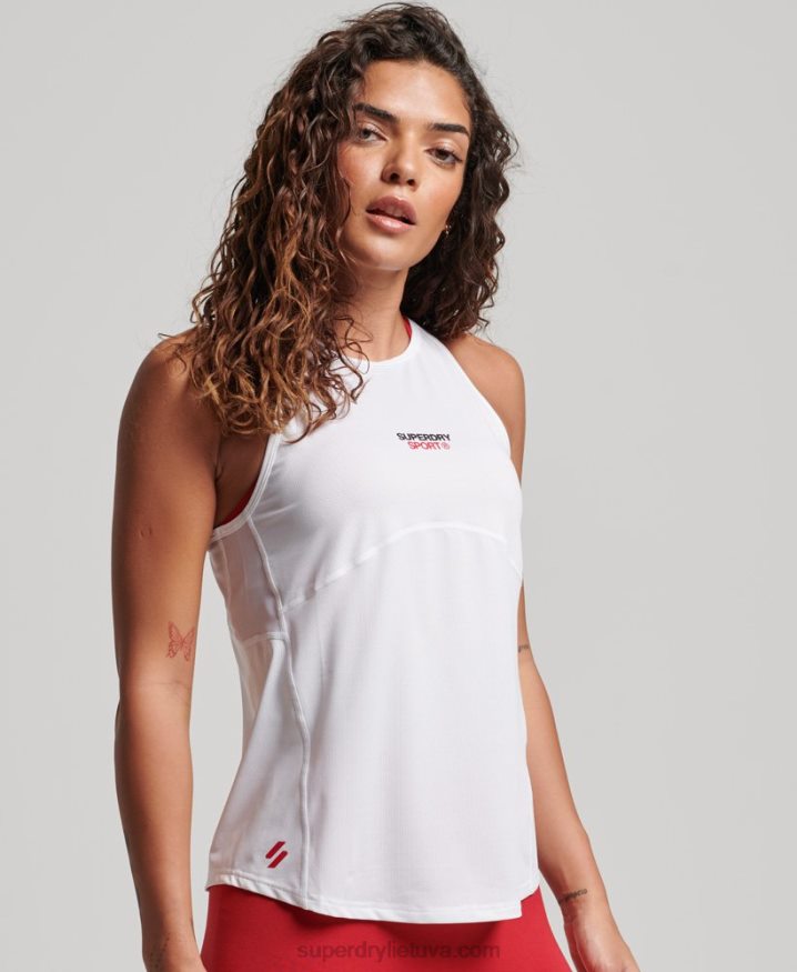 Superdry Active Vest White Women