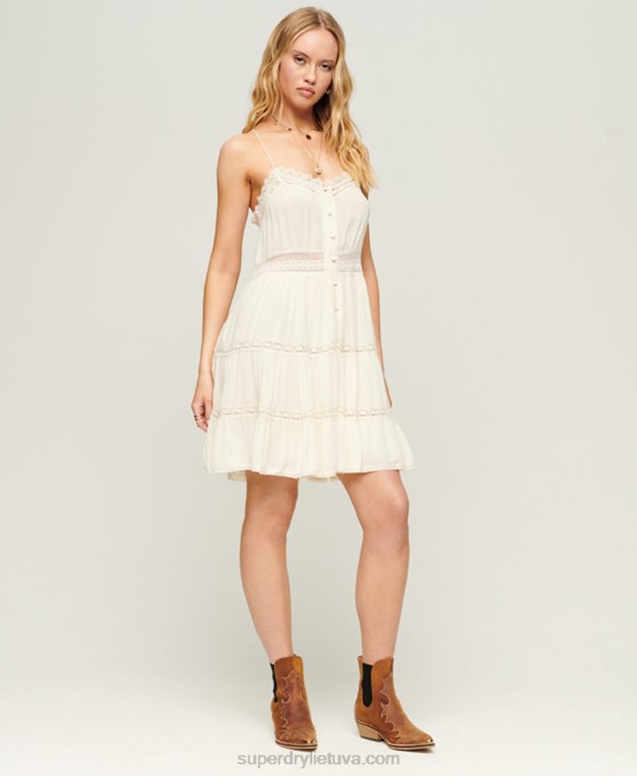 Superdry Alana Cami Dress Cream Women