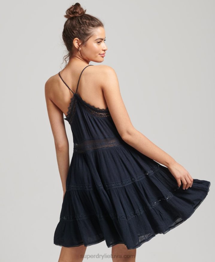 Superdry Alana Cami Dress Navy Women