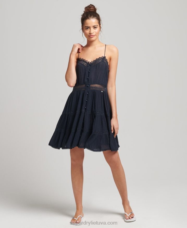 Superdry Alana Cami Dress Navy Women