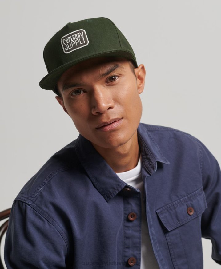 Superdry B-Boy Cap Green Men