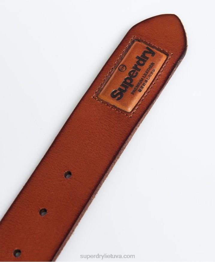 Superdry Badgeman Belt Tan Men