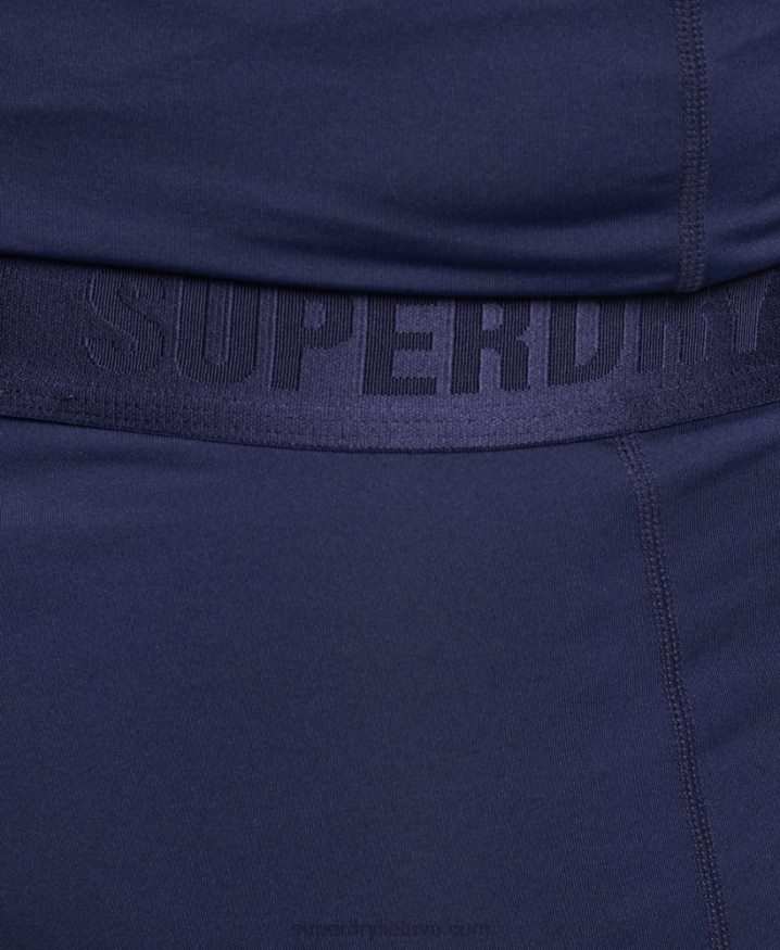 Superdry Base Layer Leggings Navy Men