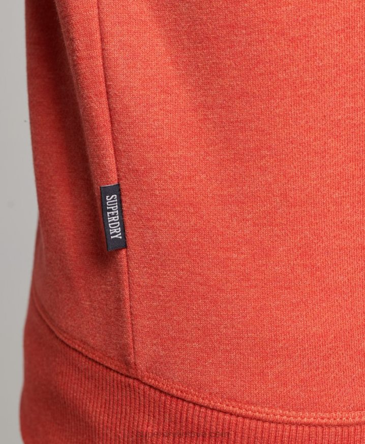 Superdry Baseball Crew Sweatshirt Orange Men