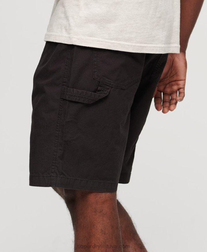 Superdry Carpenter Shorts Black Men