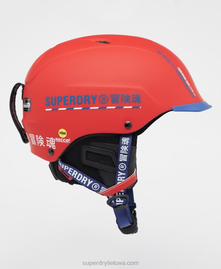 Superdry Cebe Contest Visor Ultimate Helmet Red Men