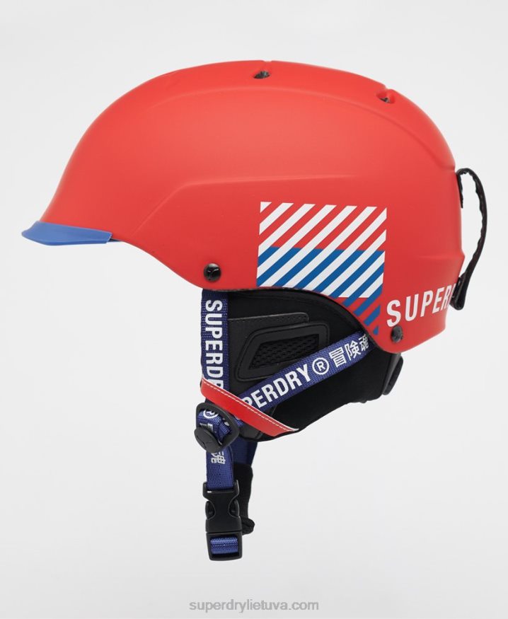 Superdry Cebe Contest Visor Ultimate Helmet Red Men