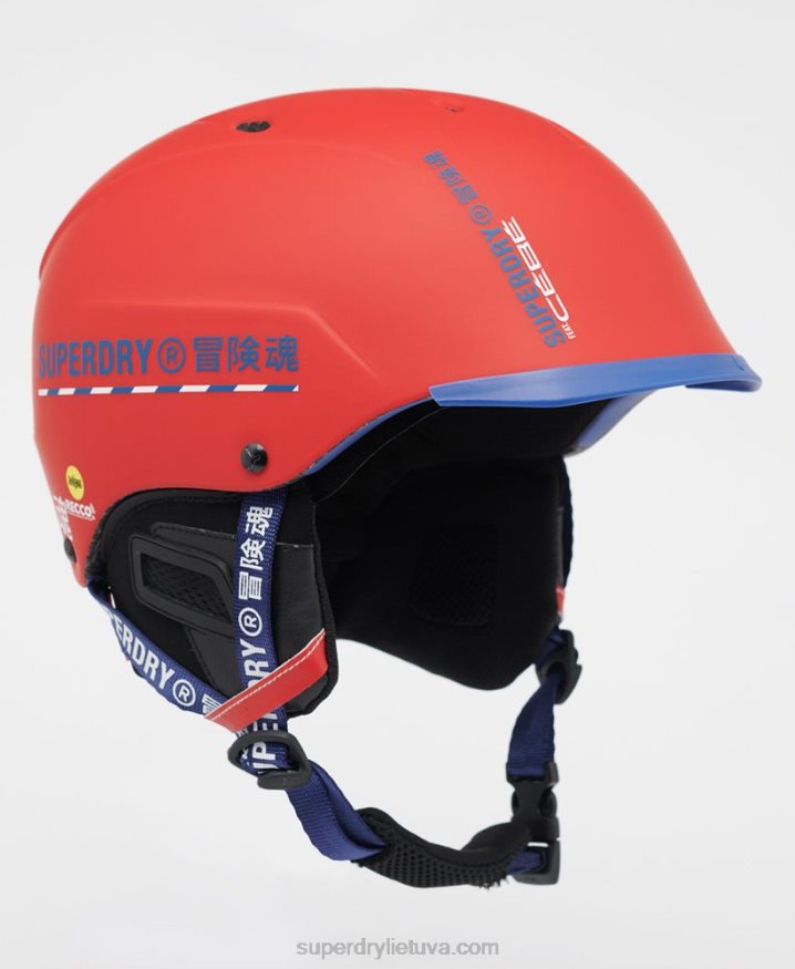 Superdry Cebe Contest Visor Ultimate Helmet Red Men