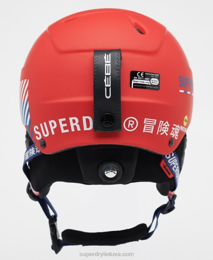 Superdry Cebe Contest Visor Ultimate Helmet Red Men