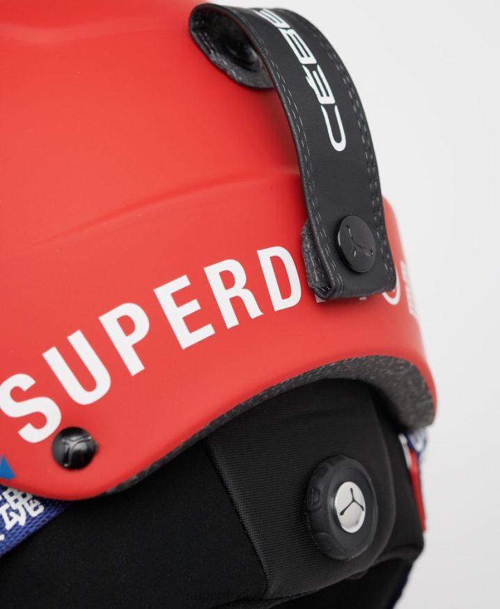 Superdry Cebe Contest Visor Ultimate Helmet Red Men