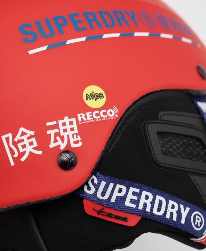 Superdry Cebe Contest Visor Ultimate Helmet Red Men