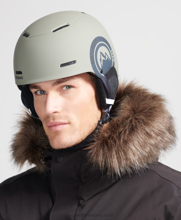 Superdry Cebe Pow MIPS Helmet Green Men