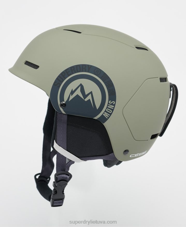 Superdry Cebe Pow MIPS Helmet Green Men