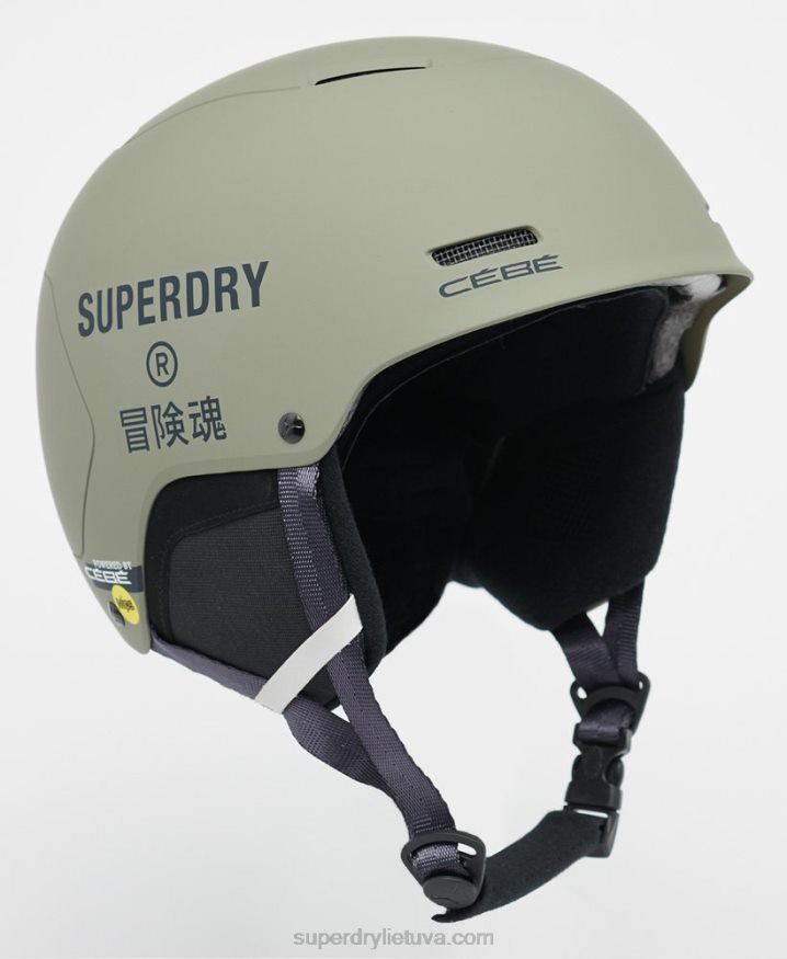 Superdry Cebe Pow MIPS Helmet Green Men