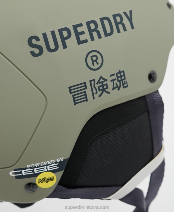 Superdry Cebe Pow MIPS Helmet Green Men