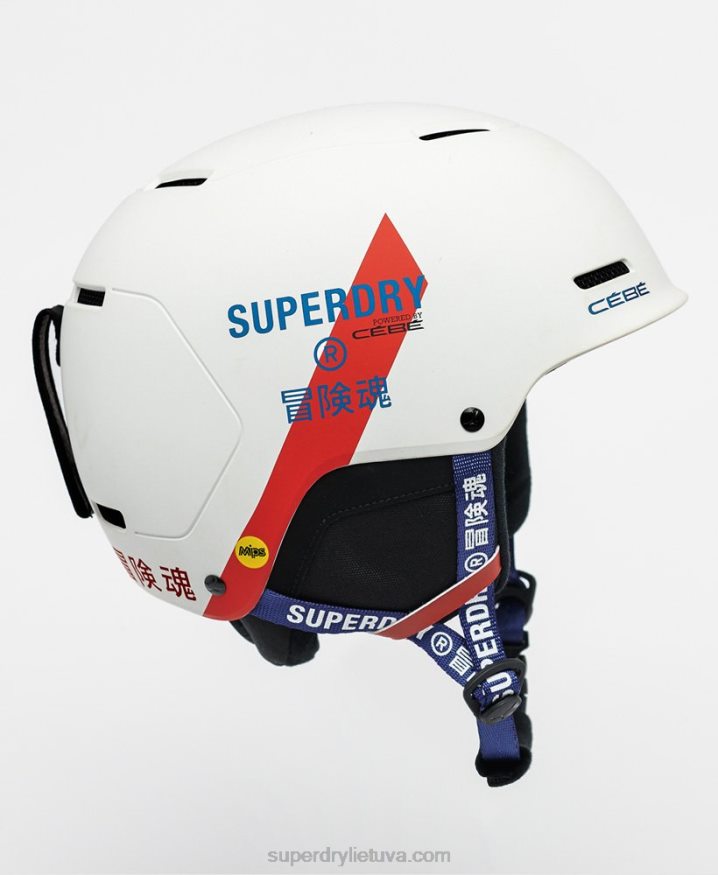 Superdry Cebe Pow MIPS Helmet White Men