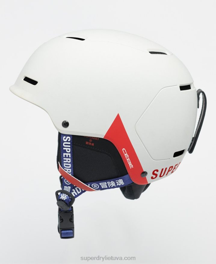 Superdry Cebe Pow MIPS Helmet White Men