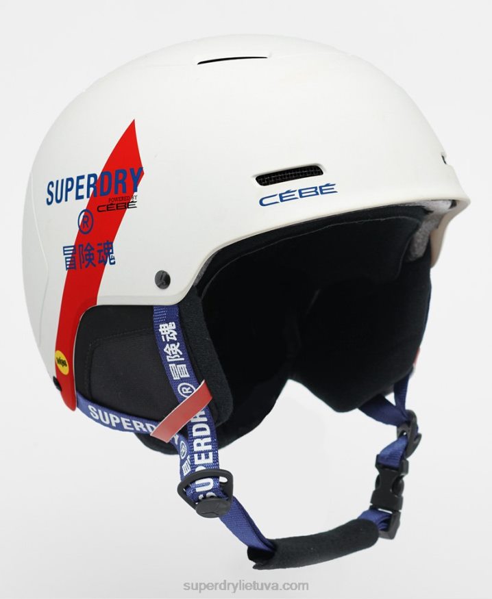 Superdry Cebe Pow MIPS Helmet White Men