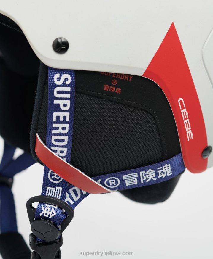 Superdry Cebe Pow MIPS Helmet White Men