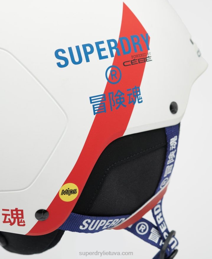 Superdry Cebe Pow MIPS Helmet White Men