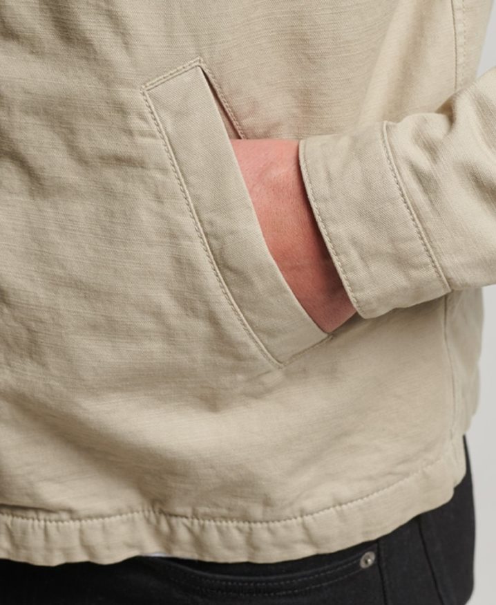 Superdry Classic Harrington Jacket Cream Men