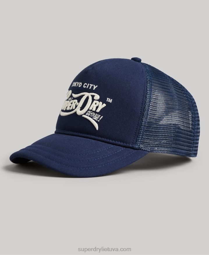 Superdry Classic Trucker Cap Dark Blue Men