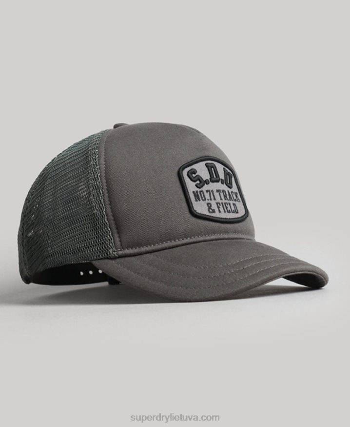 Superdry Classic Trucker Cap Dark Grey Men