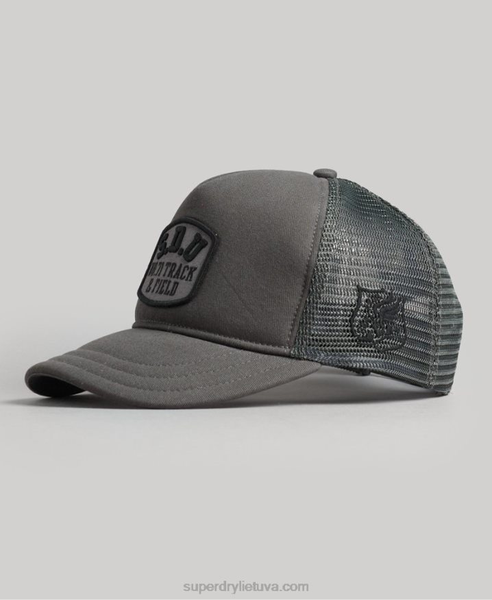 Superdry Classic Trucker Cap Dark Grey Men