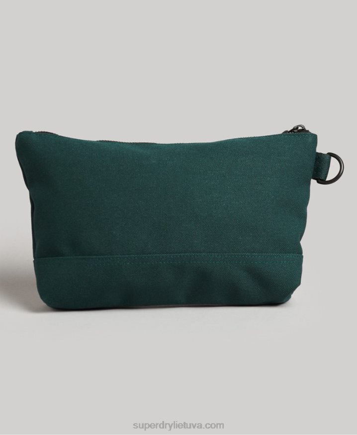 Superdry Classic Wash Bag Green Men