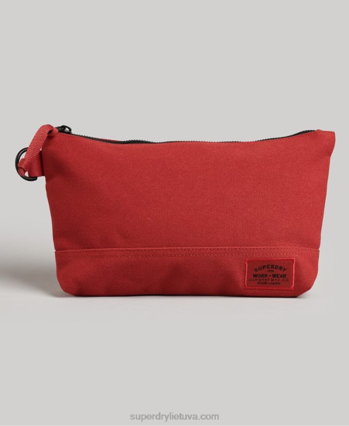 Superdry Classic Wash Bag Red Men