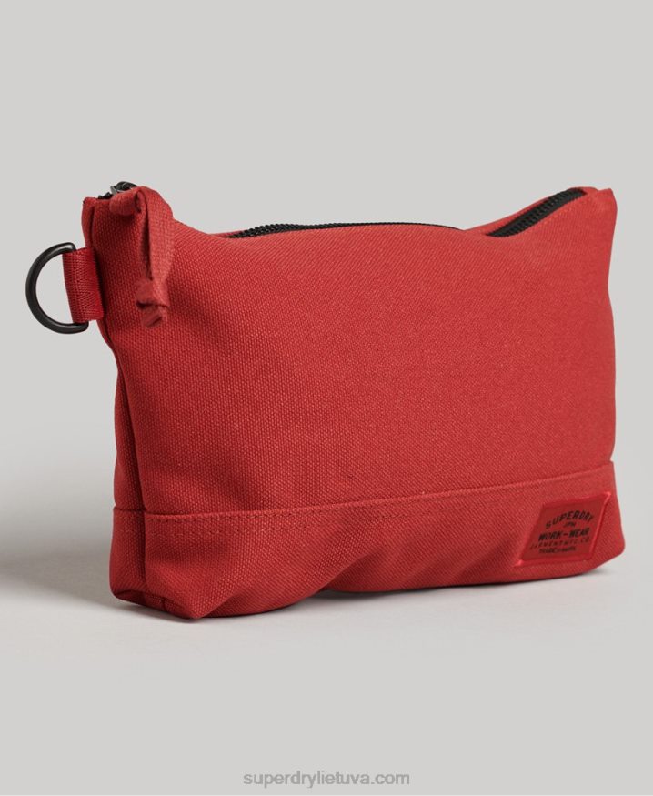 Superdry Classic Wash Bag Red Men