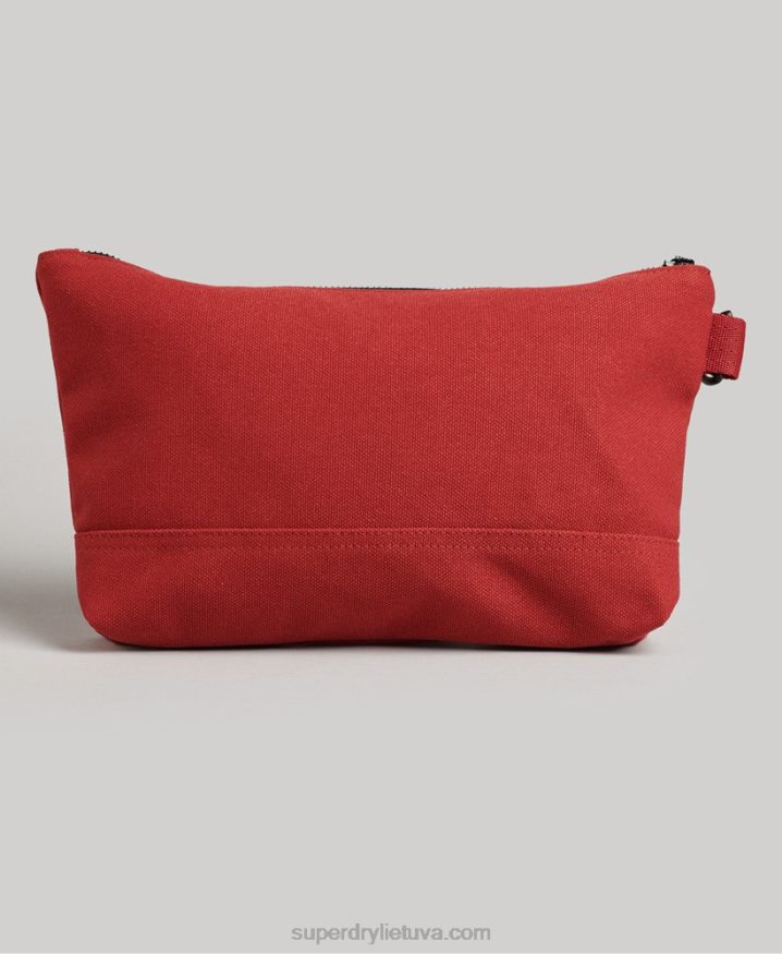 Superdry Classic Wash Bag Red Men