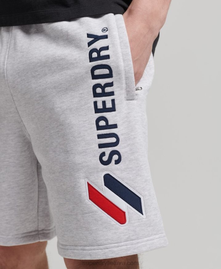 Superdry Code Applique Sweatshorts Grey Men