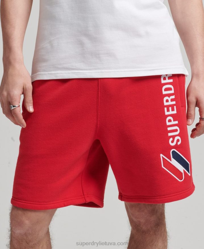 Superdry Code Applique Sweatshorts Red Men