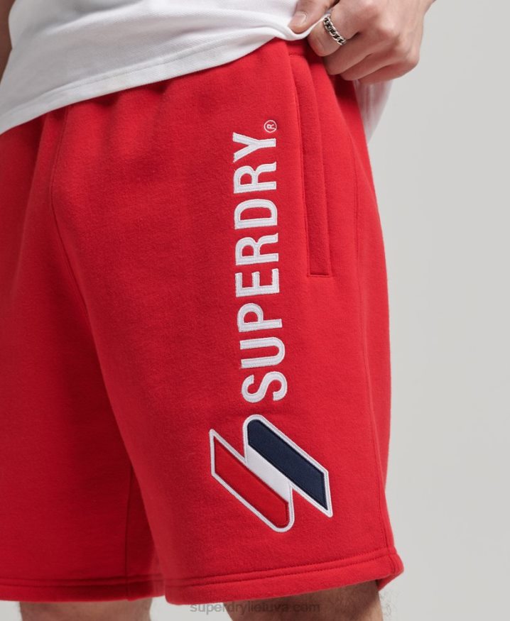 Superdry Code Applique Sweatshorts Red Men