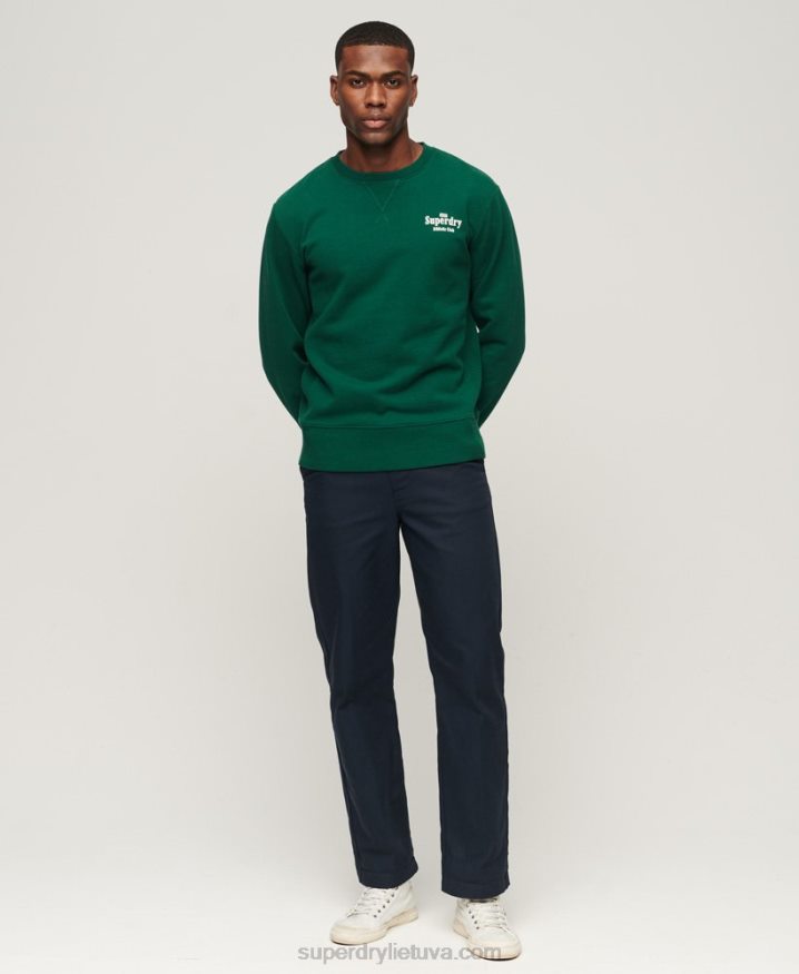 Superdry Code Athletic Club Crew Sweatshirt Green Men