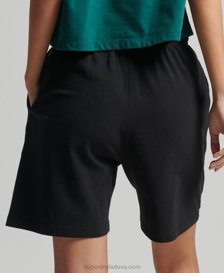 Superdry Code Core Sport Boy Shorts Black Women