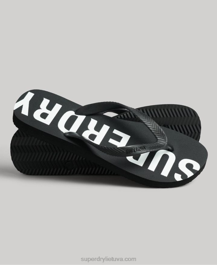 Superdry Code Core Sport Flip Flops Black Men