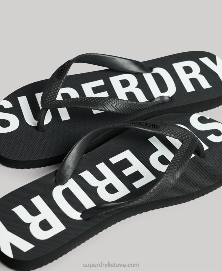 Superdry Code Core Sport Flip Flops Black Men