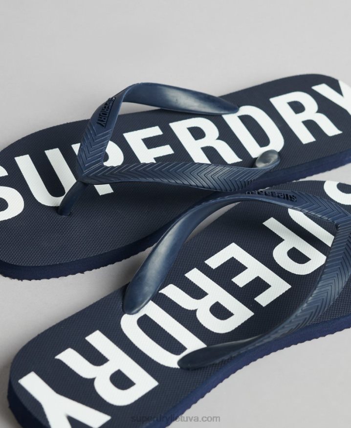 Superdry Code Core Sport Flip Flops Navy Men