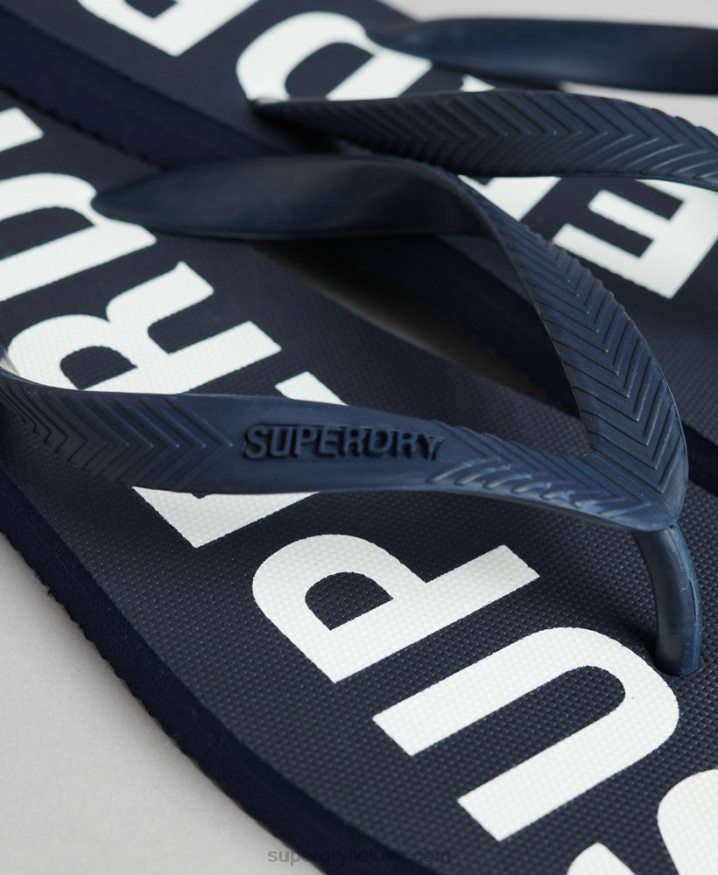 Superdry Code Core Sport Flip Flops Navy Men