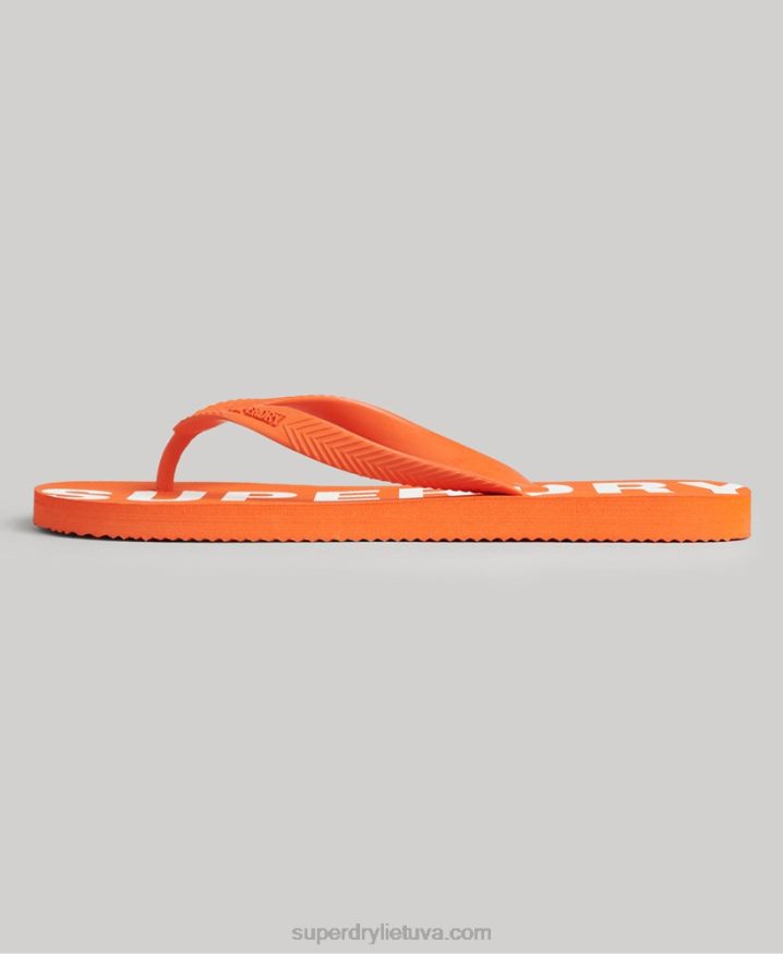 Superdry Code Core Sport Flip Flops Orange Men