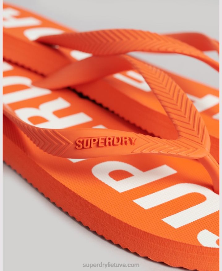 Superdry Code Core Sport Flip Flops Orange Men