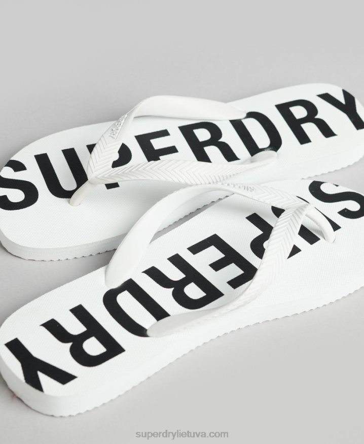 Superdry Code Core Sport Flip Flops White Men