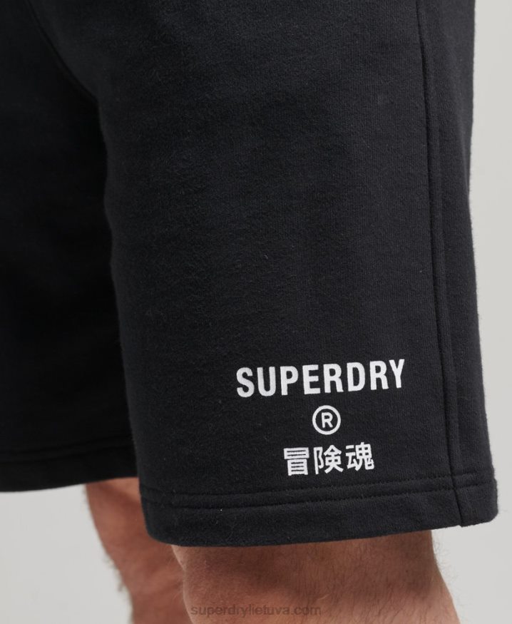 Superdry Code Core Sport Shorts Black Men