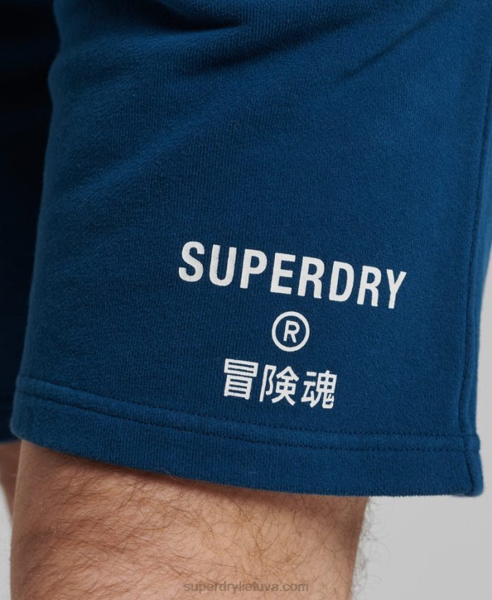 Superdry Code Core Sport Shorts Blue Men