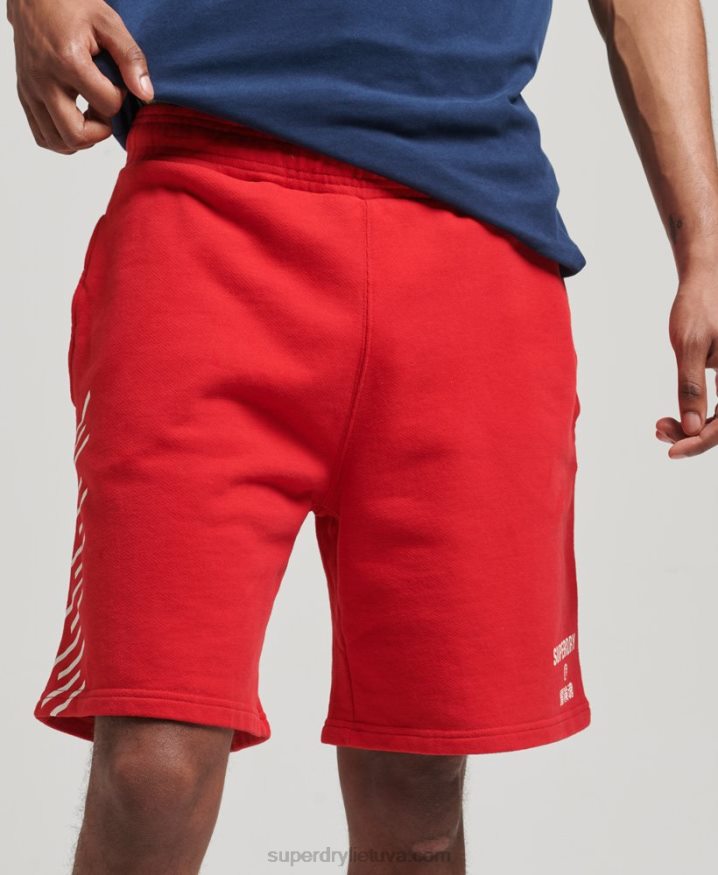 Superdry Code Core Sport Shorts Red Men